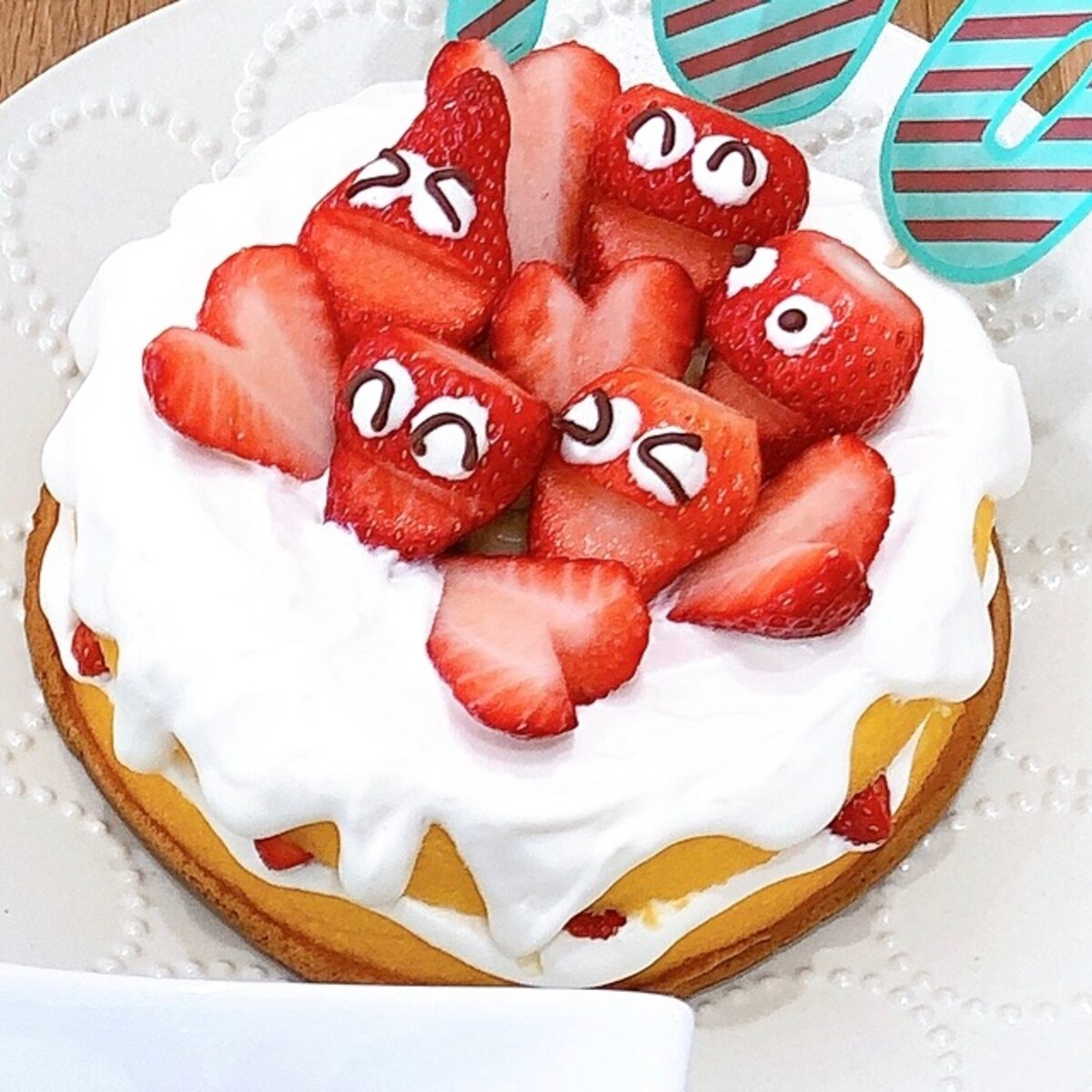 市販のシフォンケーキで簡単ケーキ レシピ 作り方 By Choiiiin 楽天レシピ